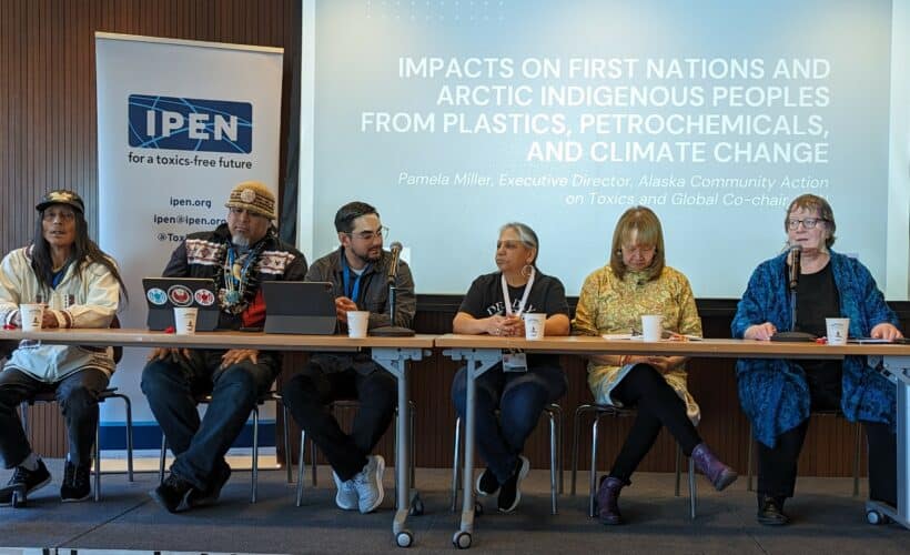 panel members at INC4 briefing