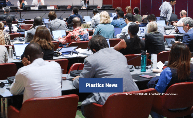 Delegates at a UN meeting